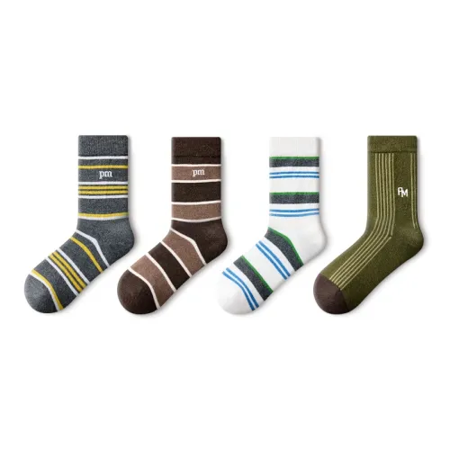 PRIMEET Носки Crew Мужские упаковка из 4 пар