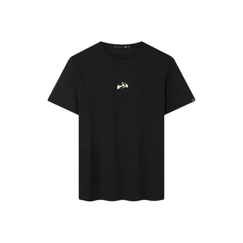 HLA Черный 4Y Мужская T-рубашка