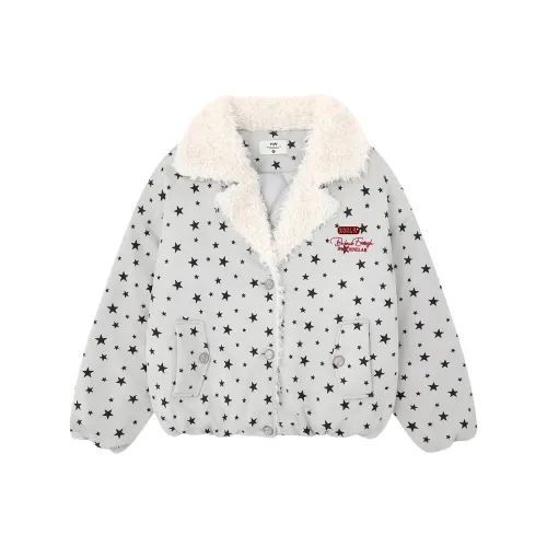 HOKLV Серый Унисекс Пуховики