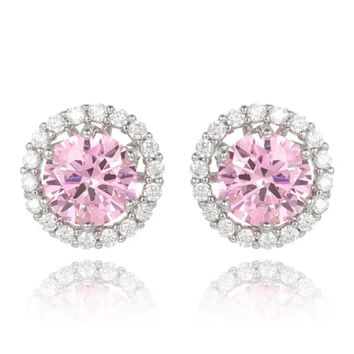 XUPING Серьги-заклепки с синтетическим кубическим цирконием женские