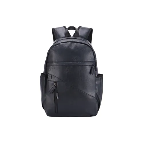 BEN SHERMAN ПУ (полиуретан) Рюкзак Стандартный Унисекс Черный Кофейный