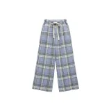 Синий, клетка [Рождество, флисовая подкладка]