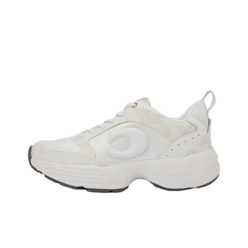 COACH Tech Runner Low Топ Повседневная обувь Женская Белая