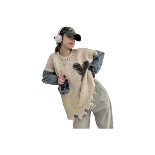 TENNE GIRL Бежевый Абрикос Женская Трикотажная