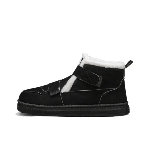 QINBU С флисовой подкладкой Термостойкий хлопок Обувь увеличивающая высоту Устойчивая к истиранию Водонепроницаемая