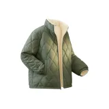 [Thickened Sherpa] Пальмовый Зеленый (Mb Tipsy Розовый Логотип на груди)