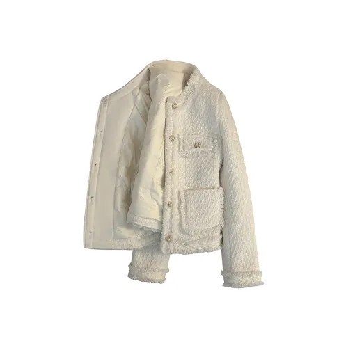 AURORA DIARY Белый Женские Меховые изделия