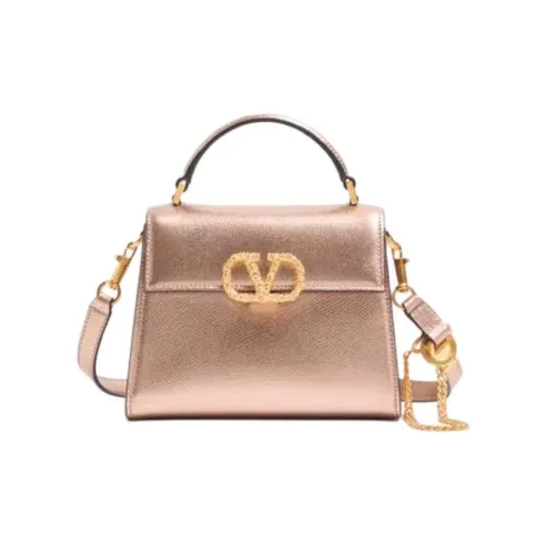 Valentino GARAVANIVSLING с рельефной телячьей кожей одно плечо мини женская розовый корица