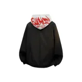 Черный хлопковый пуховик