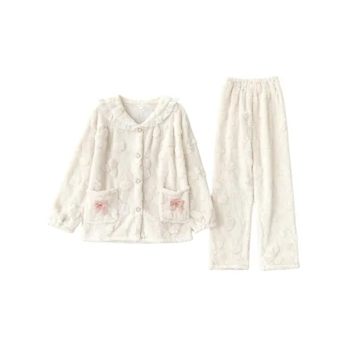 OEING Белый [Комплекты одежды] Женские Пижамные комплекты