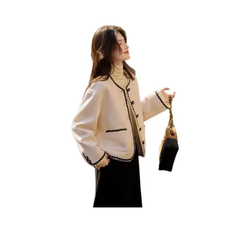 SHANGJING Белый Женский Куртки