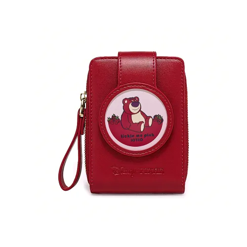 Disney Синтетическая кожа Картхолдер Стандартный Женский Вишневый красный