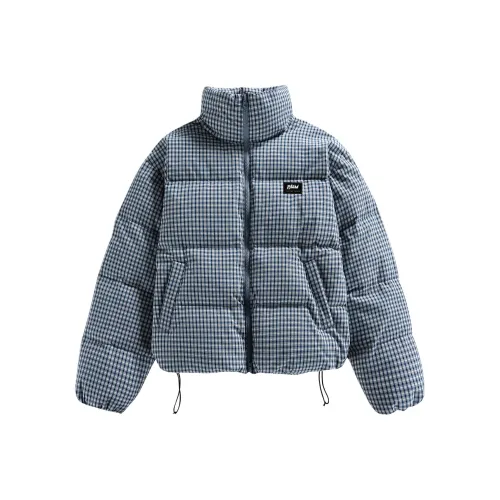 FALIAMS Синий Клетка Унисекс Пуховики