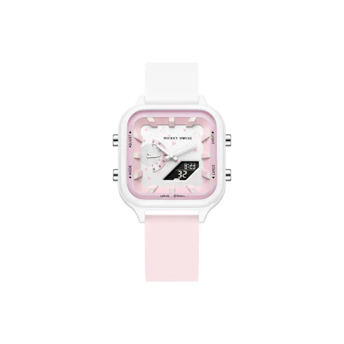 Disney Кварцевый механизм силиконовый ремешок унисекс белый циферблат