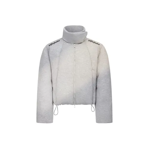 GLFL Светло-серый унисекс пуховики