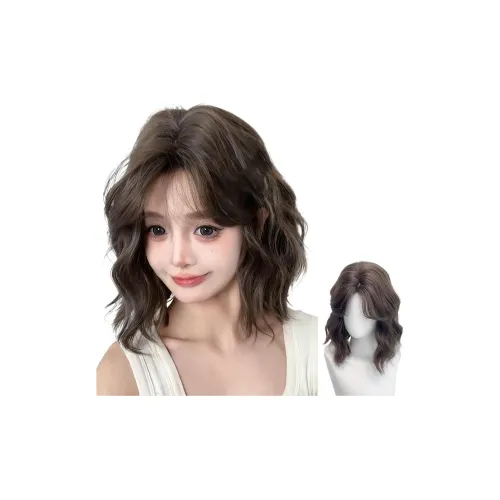 YOSEE Клейкий рис Roll Перука Короткие волосы Полный комплект Женские Кудрявые волосы BOB Высокая температура Пряжа