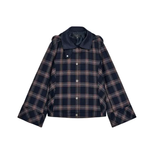 ZARA Red Sea Blue Women's Jackets ZARA Красные Морские Синий Женские Куртки