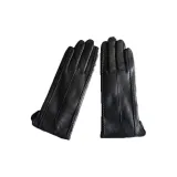 Черный (Шерстяная подкладка) Прозрачный Кожа - Нескользящий экран