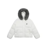 Айвори [Флагманский Утолщенный Термический-Съемный Меховой Воротник]