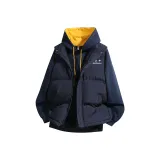 Темно-синий свитшот + темно-синий жилет