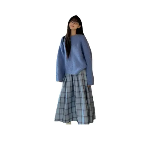 MORTEN SOLUM Синий Женский Трикотаж