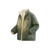 [Thickened Sherpa ★ Thermal] Palm Green (Blue Mood Chest Logo)  
[Утолщенный Шерпа ★ Термический] Пальмовый Зеленый (Синий Логотип Настроения на Груди)