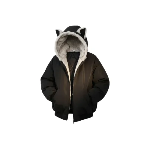 GDRG Черный Унисекс Пуховики