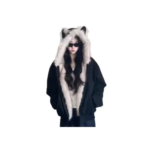 LANMOU Черный Женский Пуховик