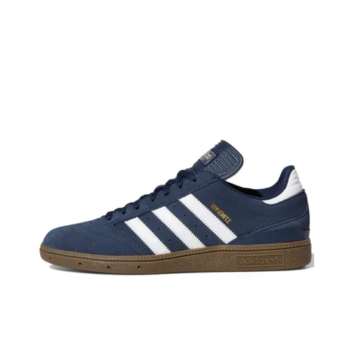 Adidas Originals Busenitz Vulc Slip-Resistant Low Top Скейтборд Кроссовки Унисекс Темно-Синий