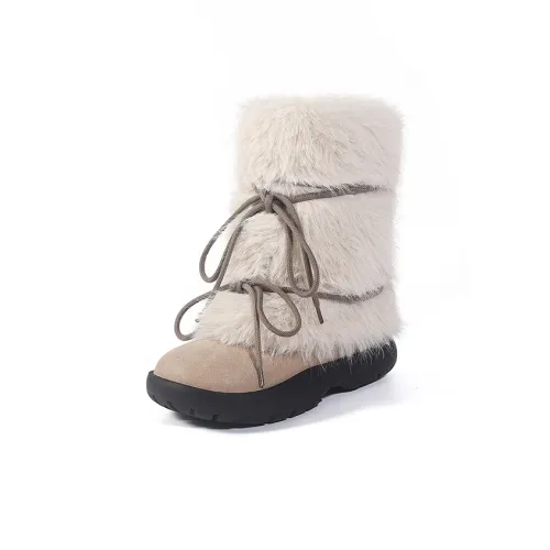 AIQINISHA Короткие Сноубутсы Женские