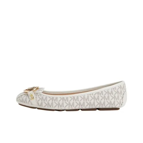 MICHAEL KORS Туфли на плоской подошве Женские Ванильный Белый