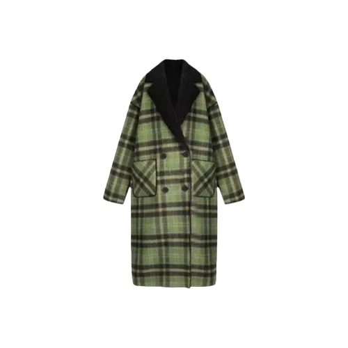 ARIADNAW STUDIO Green Coat Women's Coat