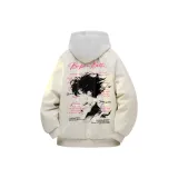 Экрю [Весенний Осенний Базовый Куртка] (В комплекте с высококачественным тяжелым бело-серым свитшотом Фотиния)