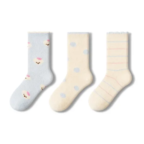 PRIMEET Носки Crew Женские упаковка из 3 пар