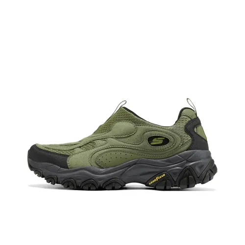Skechers OUTDOOR MENS Амортизация Противоскользящий Устойчивый к истиранию Низкий Топ Уличная обувь Мужская