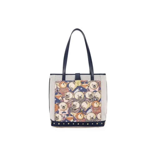 DANNYBEARJEANS Ткань Сумка через плечо Стандартная Женская Звездная Небесно-Синяя Медведица