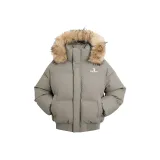 Кофейный (Съемный меховой воротник)