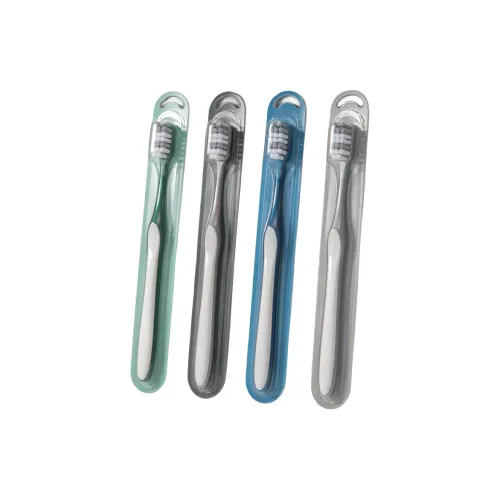 HAONIU Зубная щетка Домашнее использование Средняя щетина Уменьшение пятен Независимая упаковка Случайный цвет Волосы