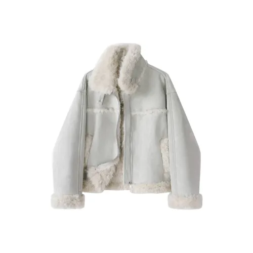 GORGEOUSIDEA Бархатовое пальто для женщин