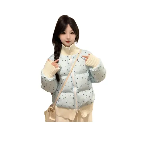 BRG Синий Женские пуховики