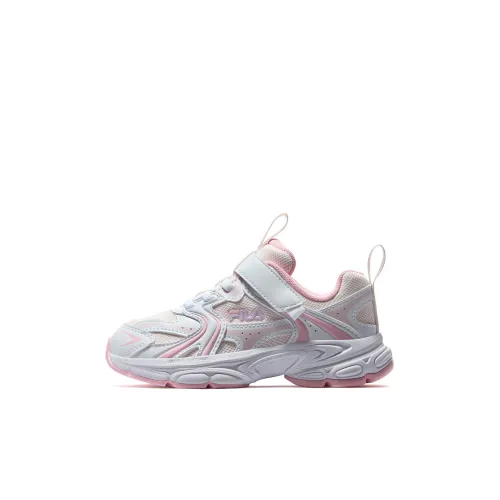 FILA KIDS Heritage FHT Low Топ Беговые кроссовки Subtle Pink FILA Белый Детский
