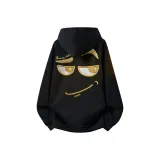 Тяжелый полиэстер-хлопок, черный