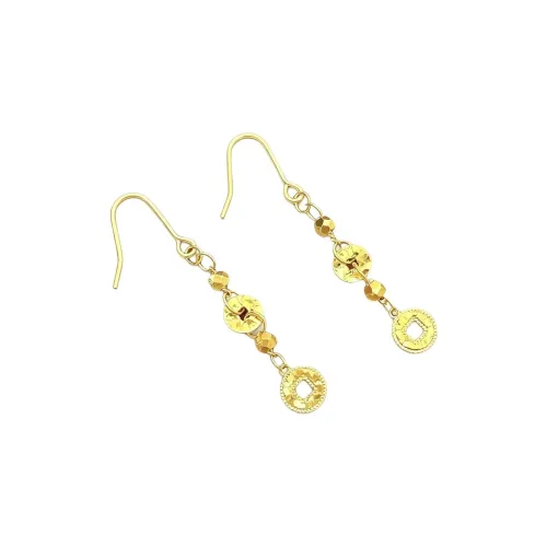 KZD Сплав Серьги-кольца Удачи Женские