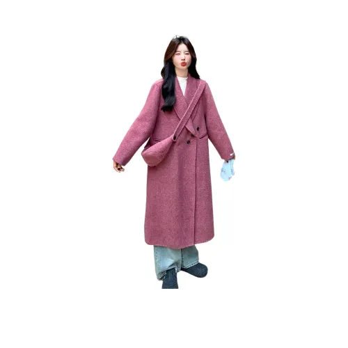 LAOYECHE Розовое Женское Пальто