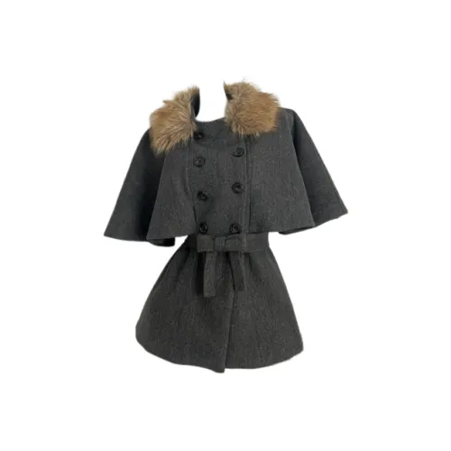 TSKIU Темно-серый Женский Пальто