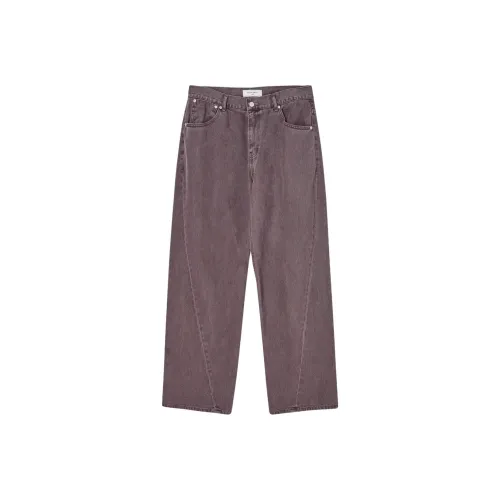 AFTER PRAY Виноградный фиолетовый Мужские Джинсы