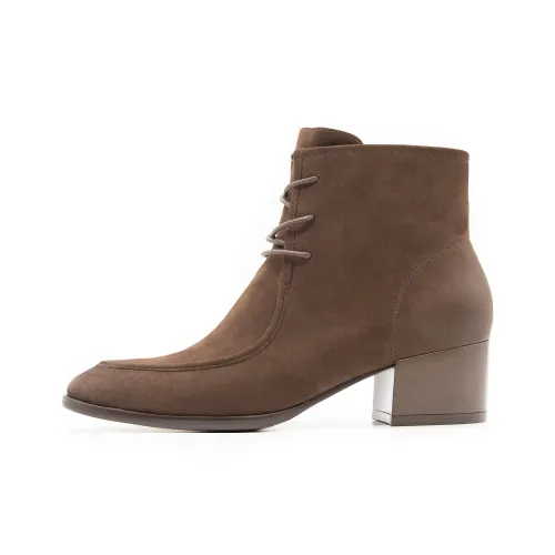 FED Ботильоны Высота каблука 4,5 см Женские Кофейного цвета