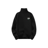 [Термический флис] Черный (Ма Яшма Этикетка Логотип на груди)