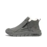 Серый с флисовой подкладкой