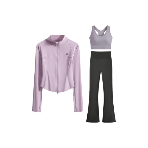 BAISIRONG Фитнес Комплект Быстросохнущий Тренировки Спортивный Набор Женские